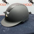 Samshield Reithelm schwarz flower Leder Top Größe M +++ Ausstellungsstück +++|LANCADE Reitsport
