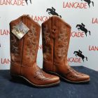 Old West Westernstiefel für Damen hellbraun|LANCADE Reitsport