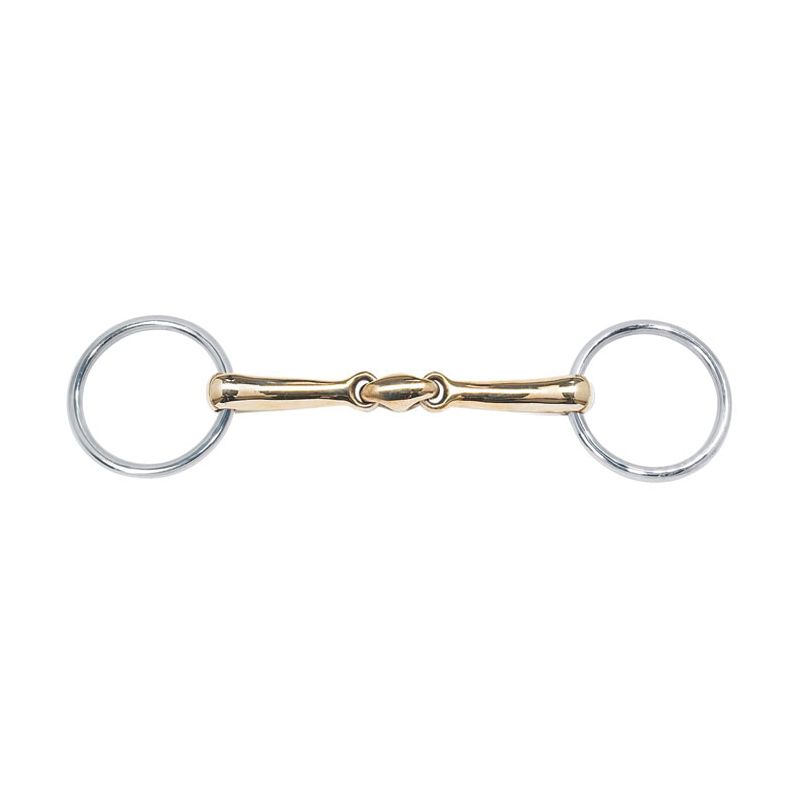 Unterlegtrense KAUGAN® Edelstahl - Pferdetrense Einfach Gebrochen