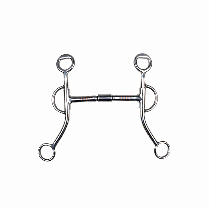 Filetto Per Cavallo HKM Billy Allen - Acciaio Inox Con Inserti Rame - Foto 4
