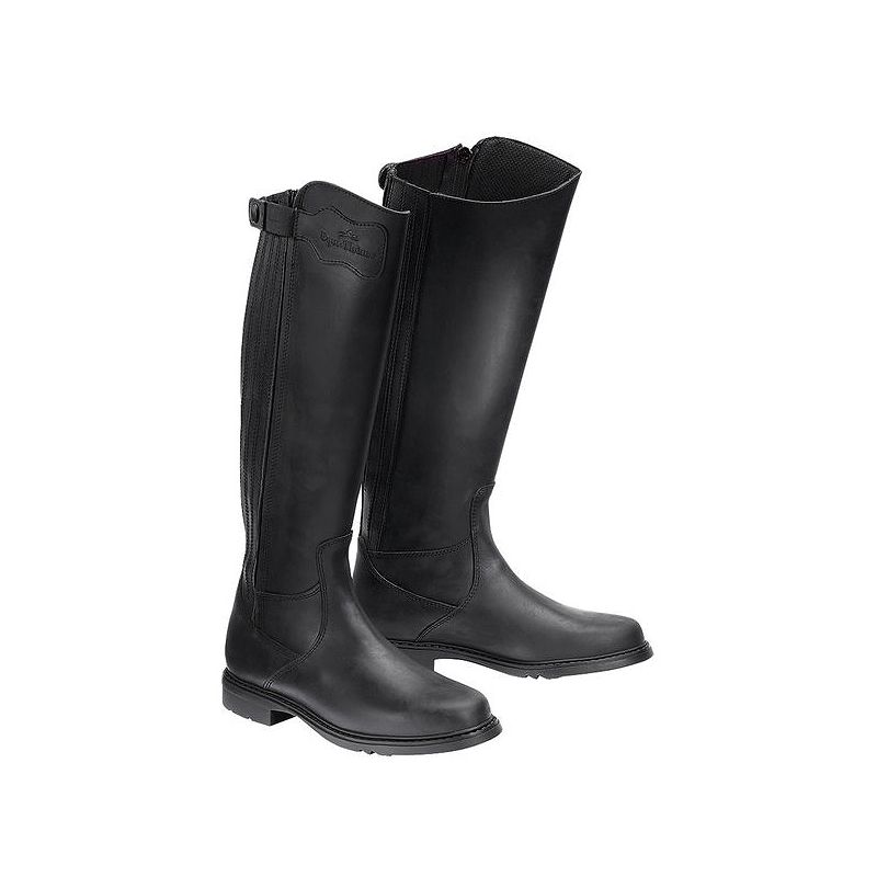 2 Reitpeitschen Leder - 30cm Trainingspeitschen Schwarz Rot